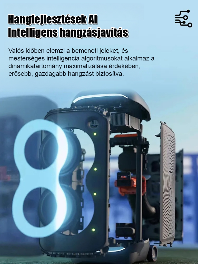 【Küldj mikrofont】mélynyomós vezeték nélküli Bluetooth hangszóró