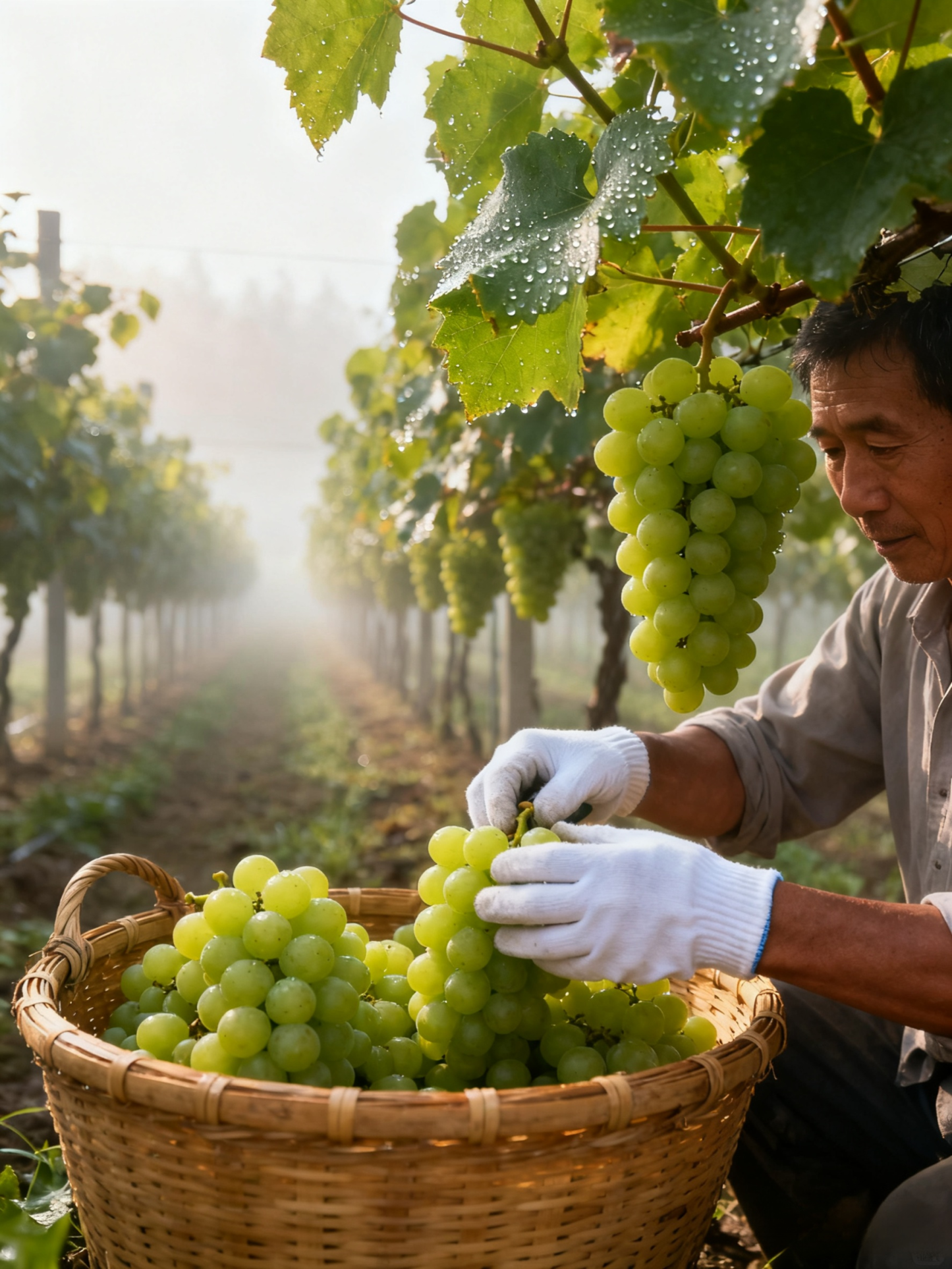 Óriás napsütés rózsa kék zafír szőlőpalánta