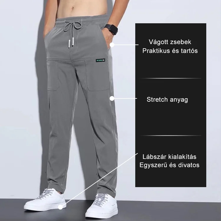 Egyenes szárú alkalmi nadrág