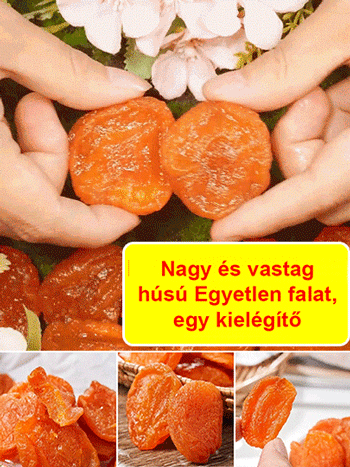 【Édes és puha】Hozzáadott anyagoktól mentes, mag nélküli szárított sárgabarack