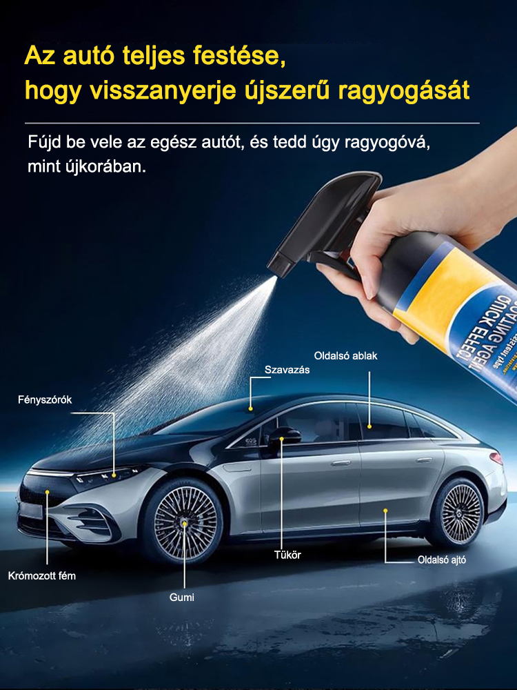 Autófelújító és viaszbevonat spray 