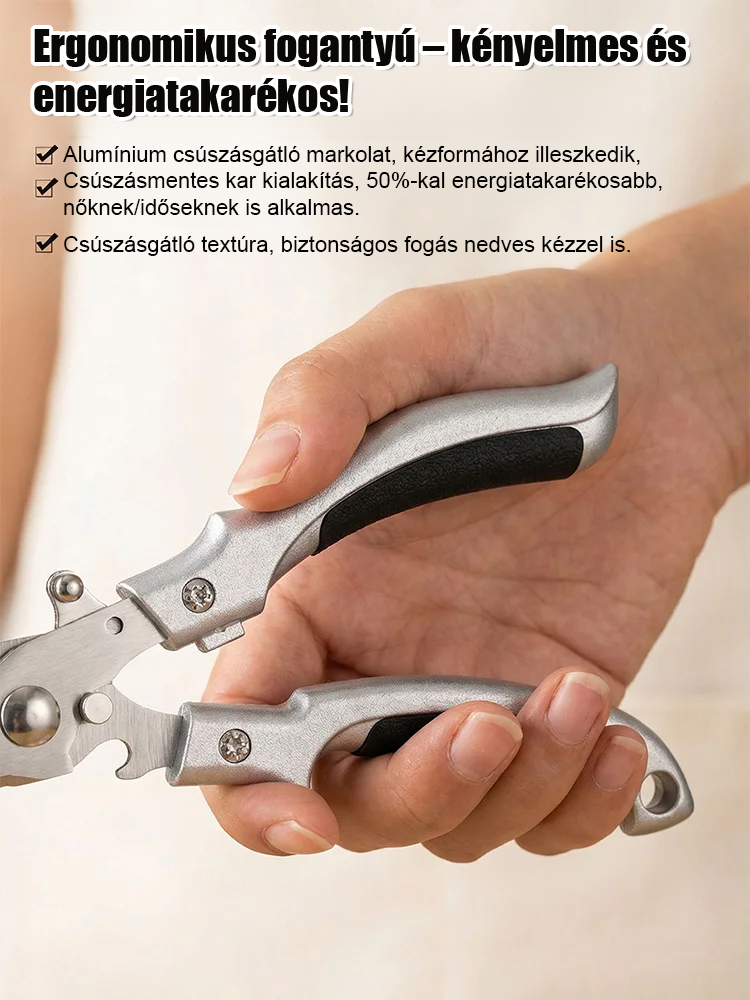 【Tartós ötven évig】Rozsdamentes acél erős konyhai olló
