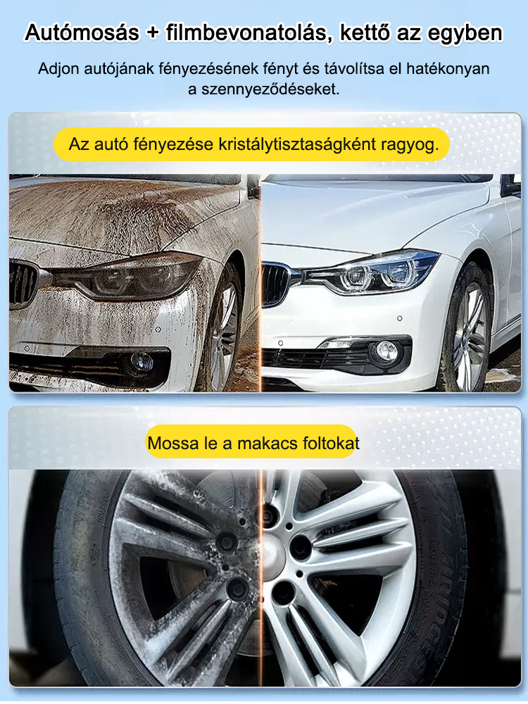 Autófelújító és viaszbevonat spray 
