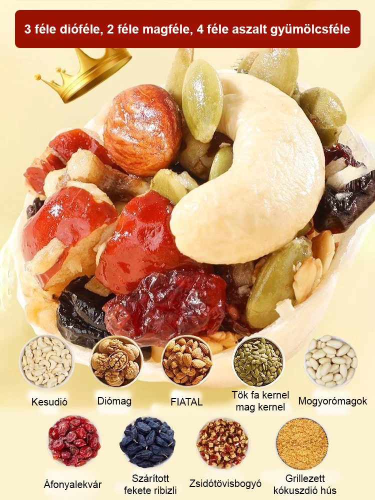 【0 zsír 0 cukor】Nyolc kincses diótorta