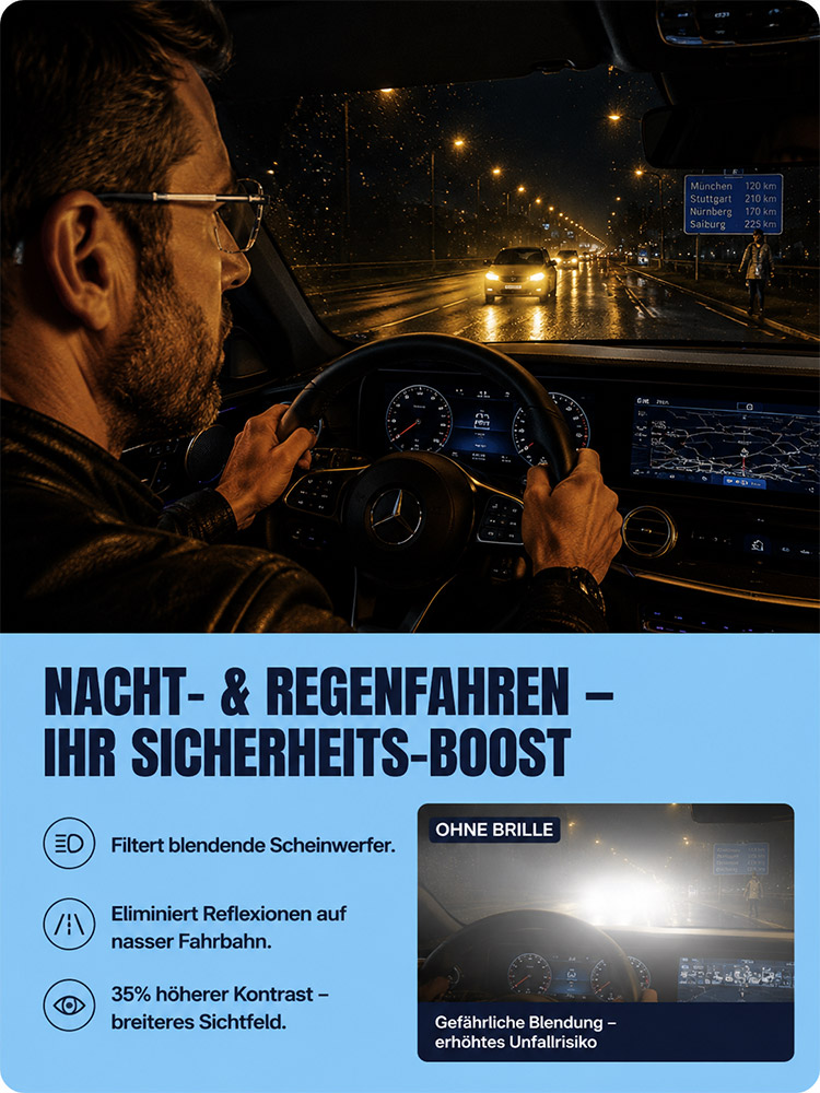 Höchste Zertifizierung des International Optics Laboratory für intelligente Zoombrillen🔎Ein Paar, das Fern-, Mittel- und Nahbereiche berücksichtigt und dabei verschiedene Perspektiven hervorhebt