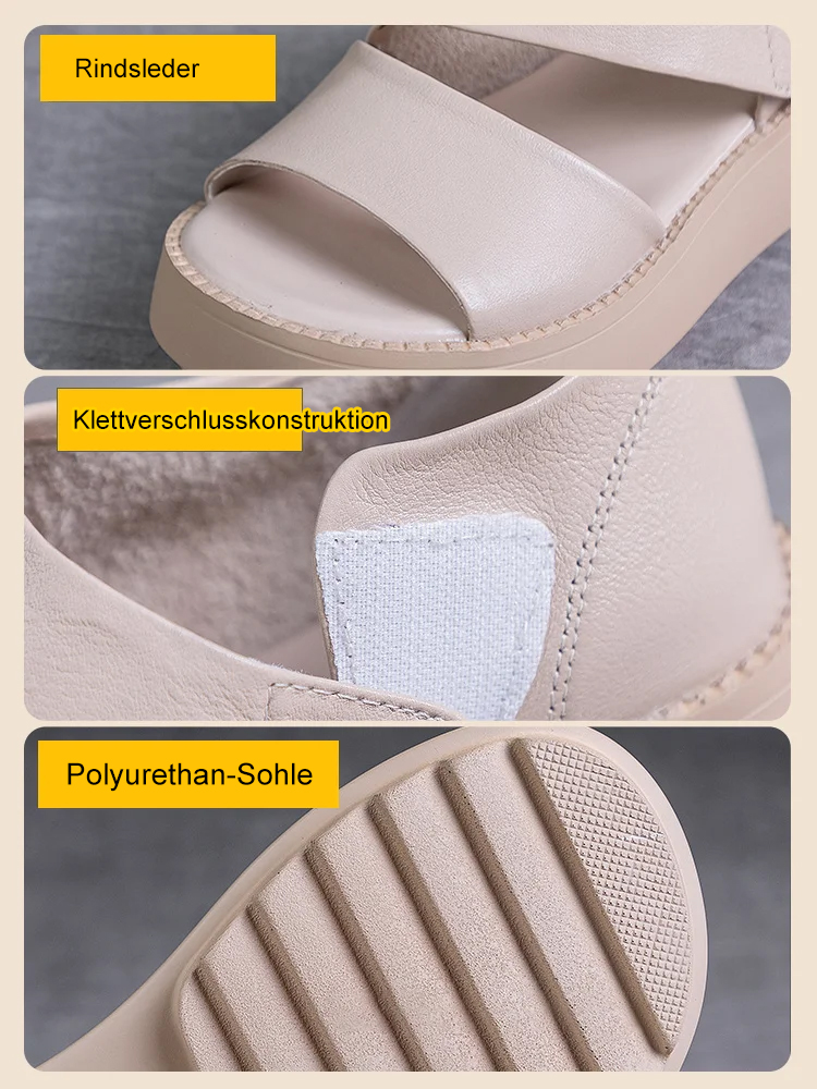 Römische Klettverschluss-Sandalen