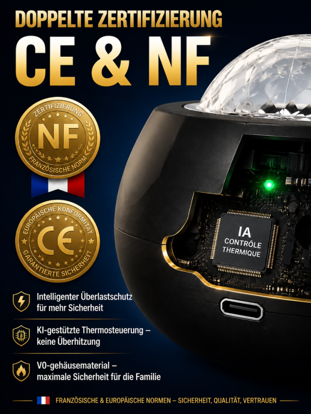 Schwebende Polarlicht-Sternenprojektor mit 4K-Hologramm-HD🌌Erschaffe den Effekt eines privaten Heim-Planetariums direkt bei dir zu Hause!
