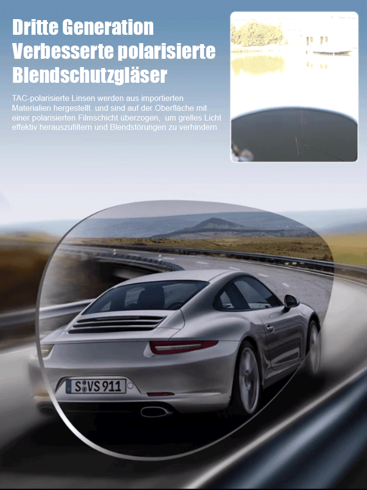 🕶️Piloten hochauflösende polarisierte Sonnenbrille☀️99% hoher UV-Schutz, blockiert UVA/UVB-Ultraviolettstrahlen vollständig