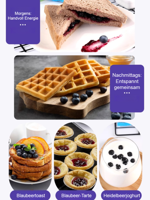 ☕Premium zuckerfreie getrocknete Blaubeeren, Lindert Augenmüdigkeit und Trockenheit in 7 Tagen