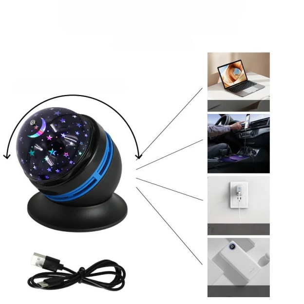 Fantastische kreative Projektionsleuchte🌌Verwandle dein Zimmer mit nur einem Klick in eine romantische und verträumte Sternenwelt