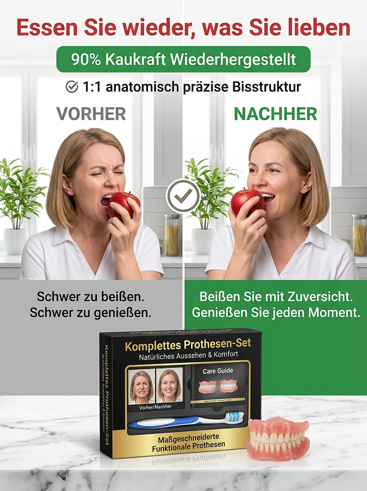 【Meister der Mundumgestaltung】 – Wir schenken Ihnen ein Komplettset für ein perfektes Lächeln