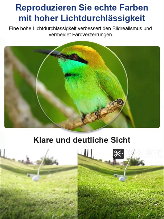 0-1000° Intelligente Zoom-Funktion Blaulicht-blockierende Lesebrille (Unisex)
