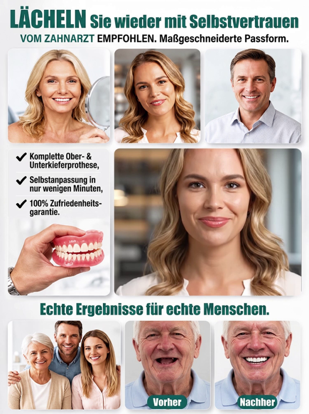 【Meister der Mundumgestaltung】 – Wir schenken Ihnen ein Komplettset für ein perfektes Lächeln