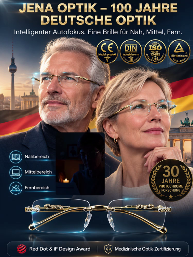 Selbstfokussierende Gleitsichtbrille mit Blaulichtfilter – Glasklare Sicht mit nur einer Brille👓Ein einziges Paar deckt all Ihre Sehbedürfnisse ab – Nah-, Zwischen- und Fernsicht – sodass Sie beim Lesen, Telefonieren oder Spazierengehen nicht ständig die