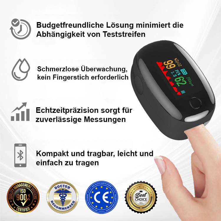 Fingerclip-Pulsmonitor-Oximeter