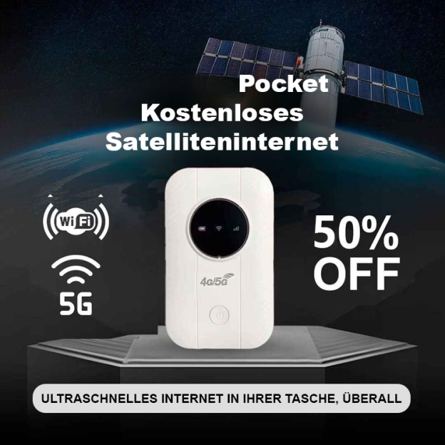 【Kostenloses Internet in der Tasche】5G-Router