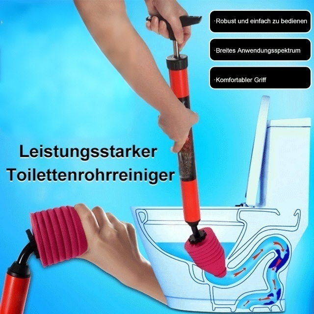 Leistungsstarker Toilettenrohrreiniger