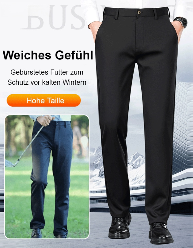 [Letzte 87 Einträge] Die Wahl erfolgreicher Menschen, Gerade Business-Hose aus Samt für Herren