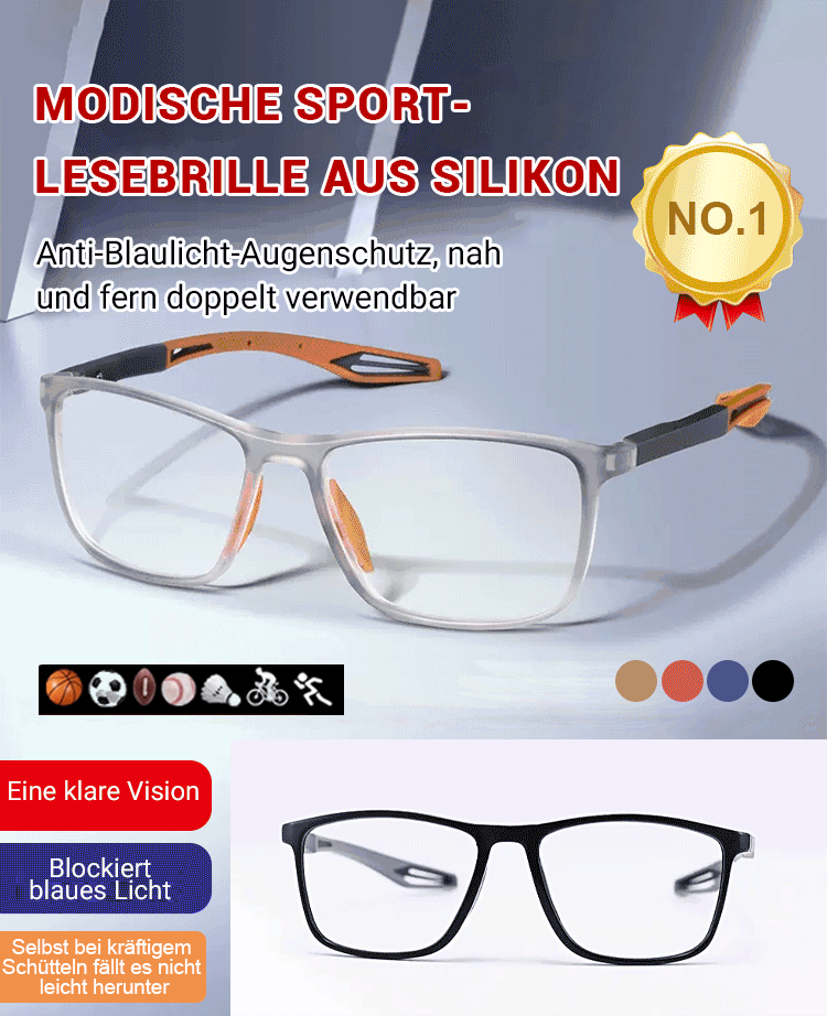 【✨️100-1000° intelligente Fokussierung】Ultraleichte und bequeme Anti-Blaulicht-Brille für Presbyopie