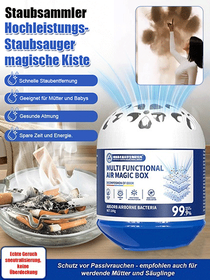 [1 Jahre lang kein Reinigen nötig] Zauber-Staubsaugerbox