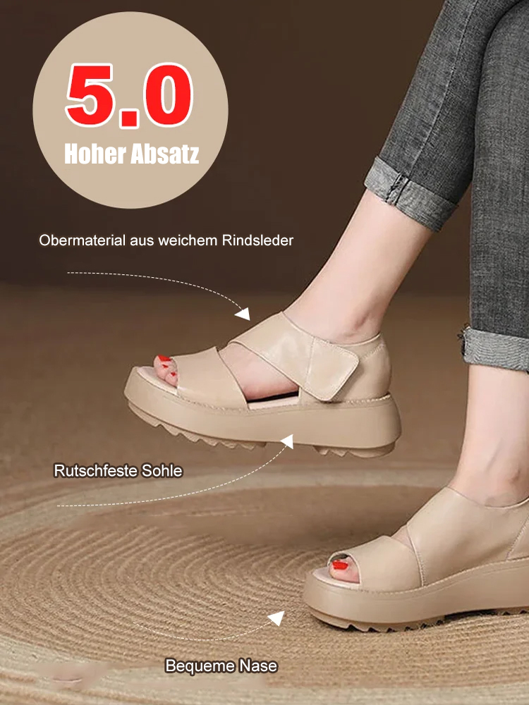 Römische Klettverschluss-Sandalen