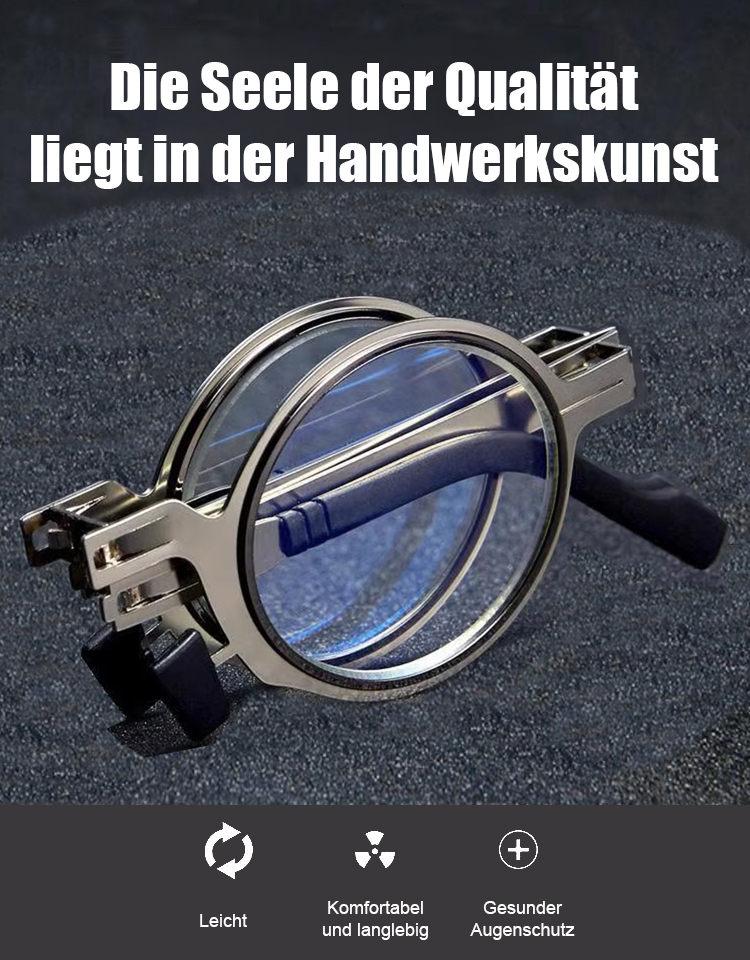 Tragbare faltbare Anti-Strahlung Blaulicht Lesebrille