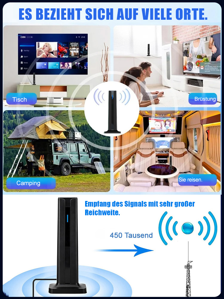 📺Die superstarke HD-Digital-TV-Antenne ist da!✨ Extrem stabiles Signal📶 Sofortige HD-Bildqualität🎬 Keine Verzögerungen