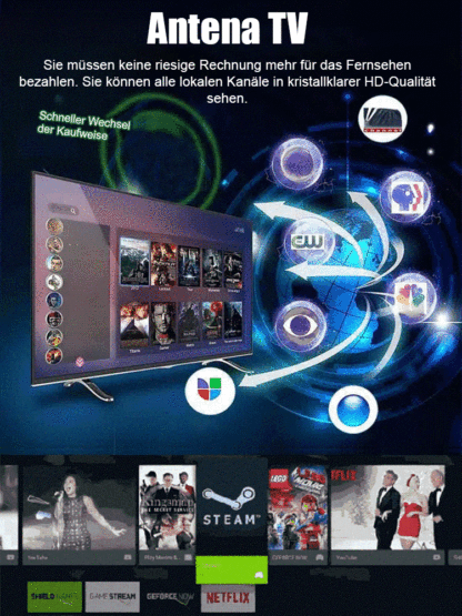 📺Die superstarke HD-Digital-TV-Antenne ist da!✨ Extrem stabiles Signal📶 Sofortige HD-Bildqualität🎬 Keine Verzögerungen
