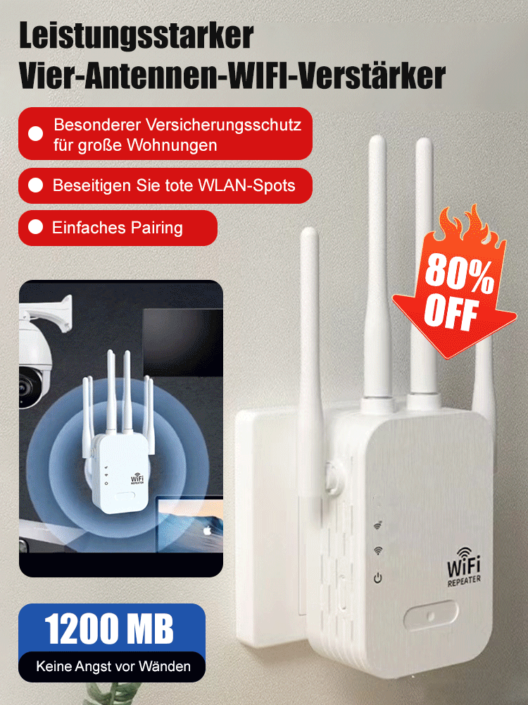【Dualband-WLAN der dritten Generation, durchdringt Wände | Highspeed-WLAN-Abdeckung im ganzen Haus】📶 Das WLAN-Signal ist in jedem Winkel des Hauses unglaublich stark!