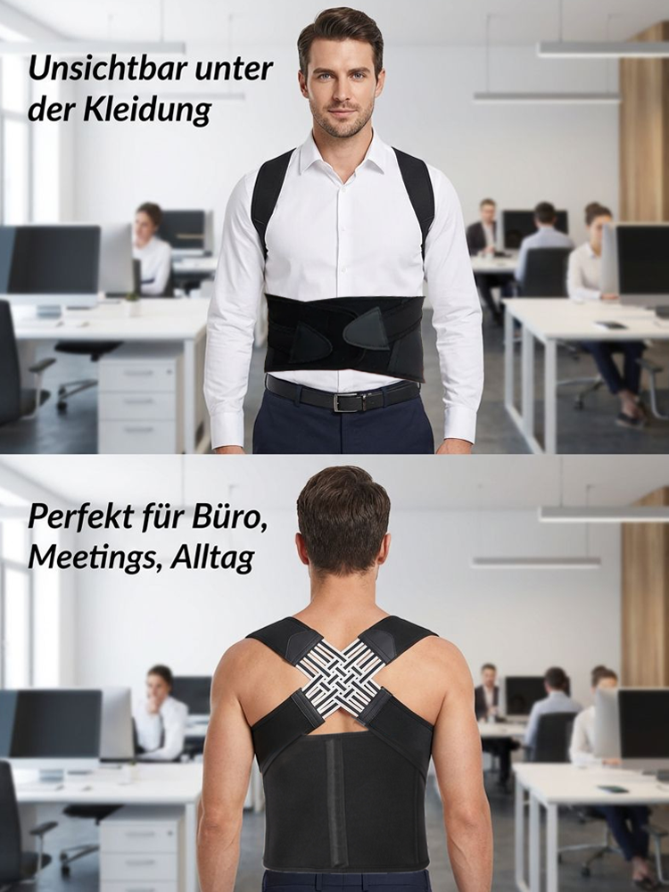 Rückenstütze für Erwachsene - X-Form Haltungskorrektor