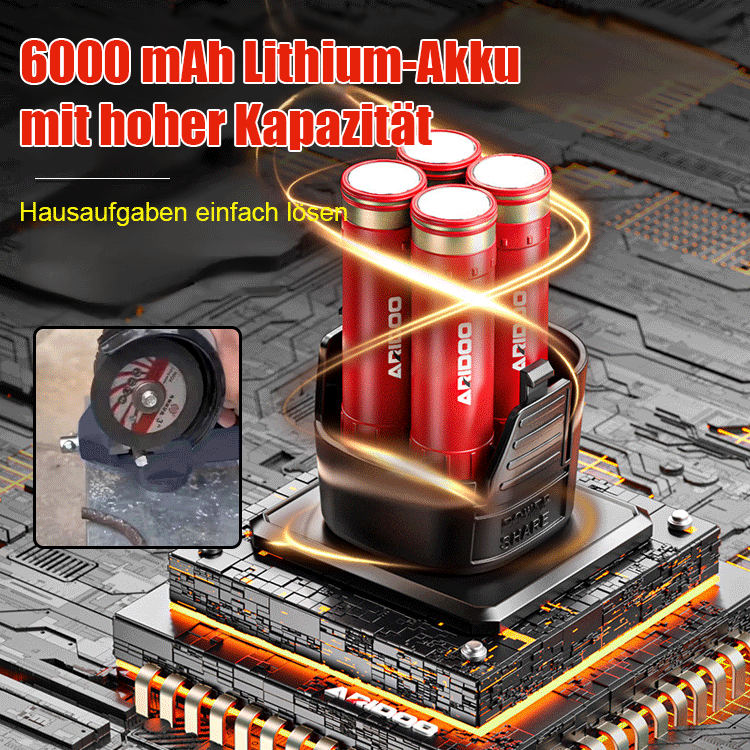 【🧰Deutscher Präzisions-Winkelschleifer mit Lithium-Ionen-Akku】✅Löst alle Ihre Probleme beim Schneiden, Schleifen, Polieren und Entrosten mit nur einem Gerät!✈️Materialien in Luftfahrtqualität🔋72 Stunden Akkulaufzeit
