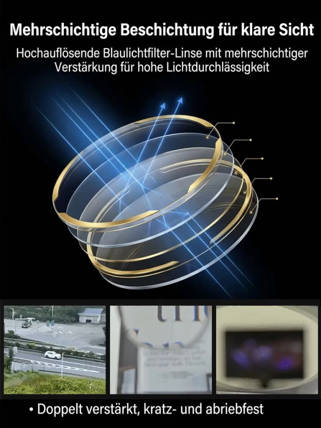 Neue Smart Zoom Gradient Lesebrille