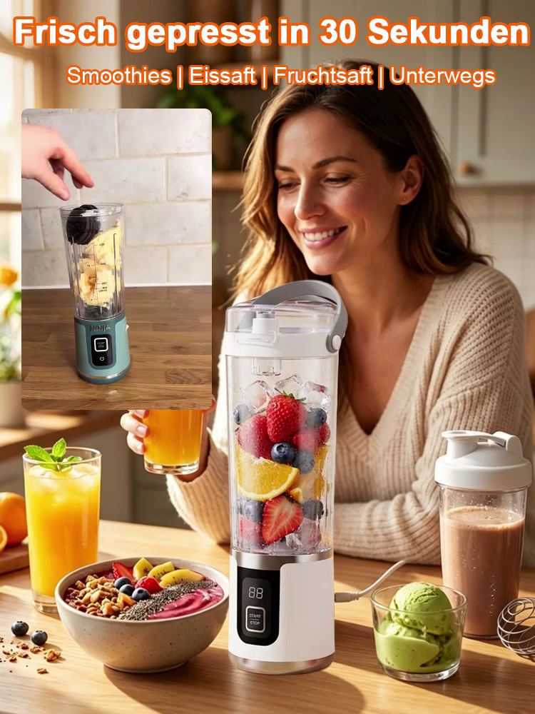 Frisch gepresster Saft in nur 10 Sekunden, reich an Vitaminen (99,9 %), cremig und ohne Fruchtfleisch. Aufgrund kurzfristiger Stornierungen bieten wir jetzt einen großen Ausverkauf an! Sichern Sie sich bis zu 50 % Rabatt in dieser Saison!