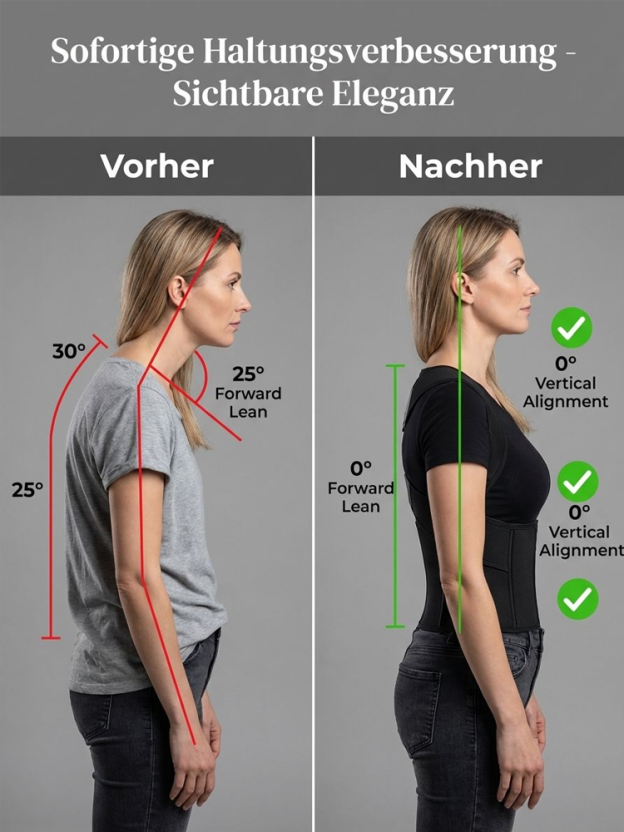 Rückenstütze für Erwachsene - X-Form Haltungskorrektor
