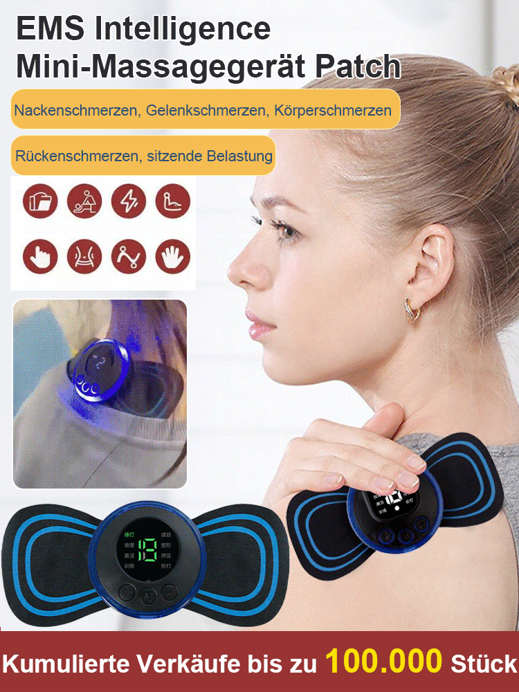 【✅Relieve Muscle Soreness in 1 Second】Suitable for all parts of the body, 8 modes, deeply relieves fatigue, promotes blood circulation, feels like a real massage, USB fast charging for long battery life