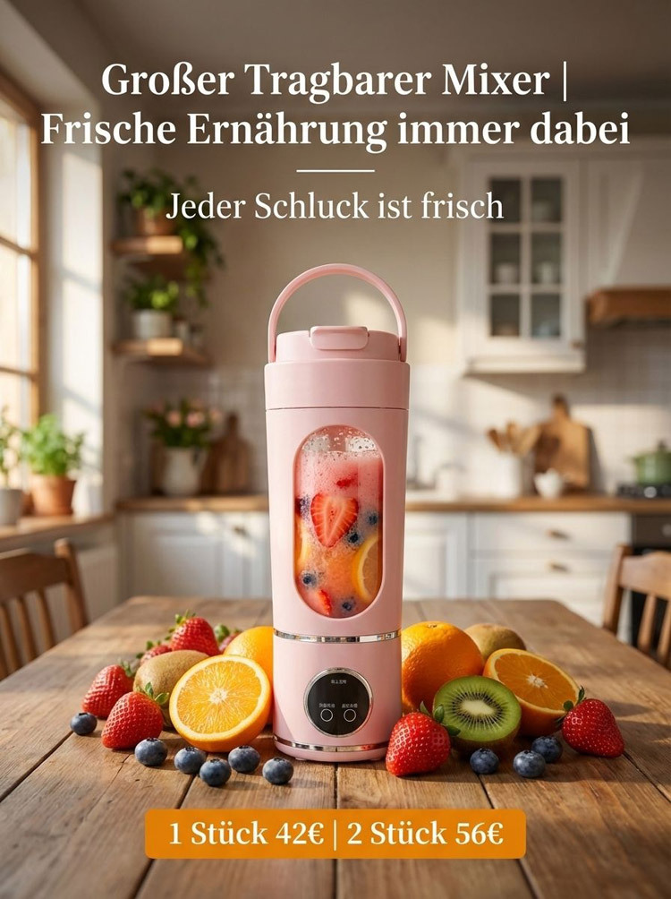 【Direkt vom Hersteller】Frisch gepresster Saft in nur 10 Sekunden, reich an Vitaminen (99,9 %), samtig-weich und ohne Fruchtfleisch. Aufgrund kurzfristiger Stornierungen gibt es jetzt einen großen Ausverkauf! Sichern Sie sich Rabatte von bis zu 50 %!