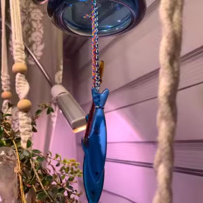🎁TikTok Last Day Sale - 70% OFF🔥Handmade Stained Glass Sardine Suncatcher!