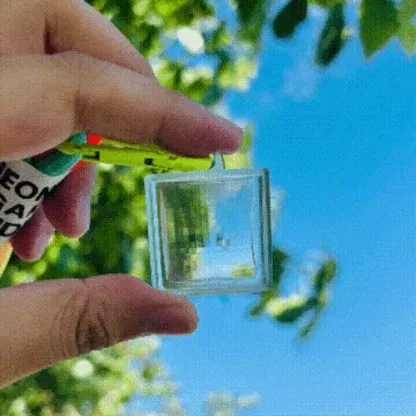 🎁TikTok Last Day Sale - 70% OFF⭐Crystal Pixel Filter Stone Keychain: A Pocket - sized Photo Enhancer🌈
