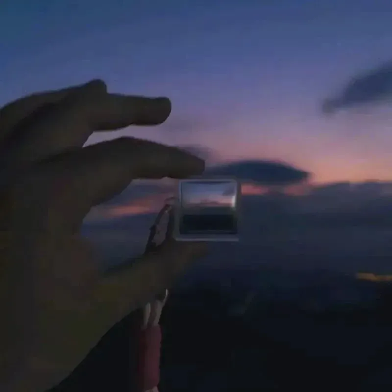 🎁TikTok Last Day Sale - 70% OFF⭐Crystal Pixel Filter Stone Keychain: A Pocket - sized Photo Enhancer🌈