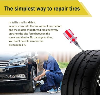 ✨60PCS Tire Repair Rubber Nails Kit
