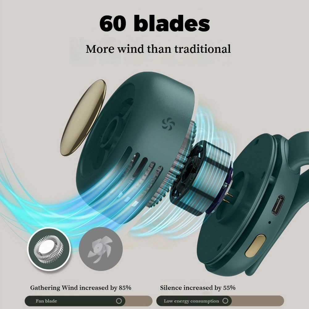 📢HOT SALE $12.99🔥Portable Silent Mini Bladeless Electric Fan
