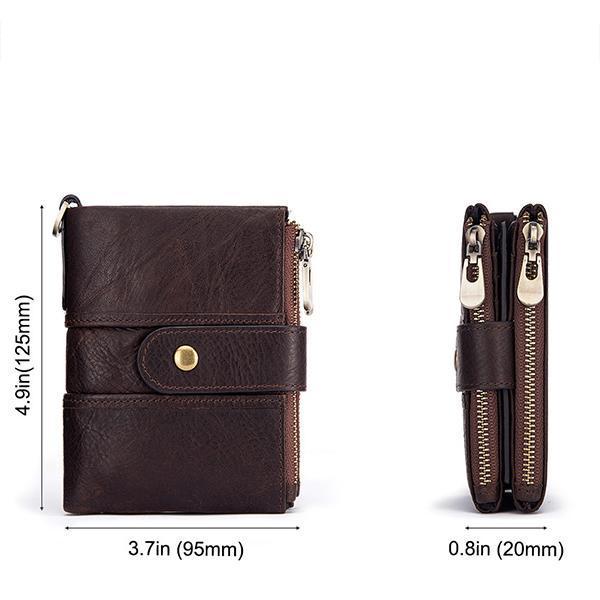 GenuineLeather Anti-theft Retro Wallet mySite