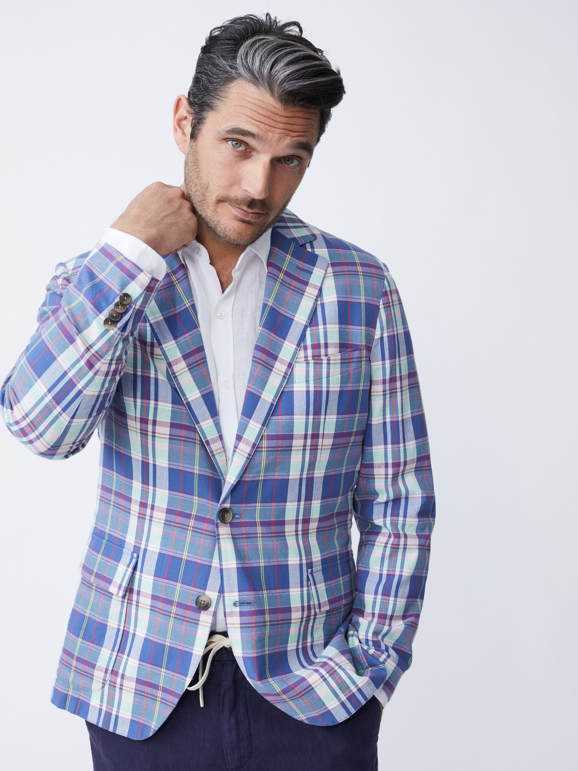 McCown Blazer in Plaid-New Feature Demo