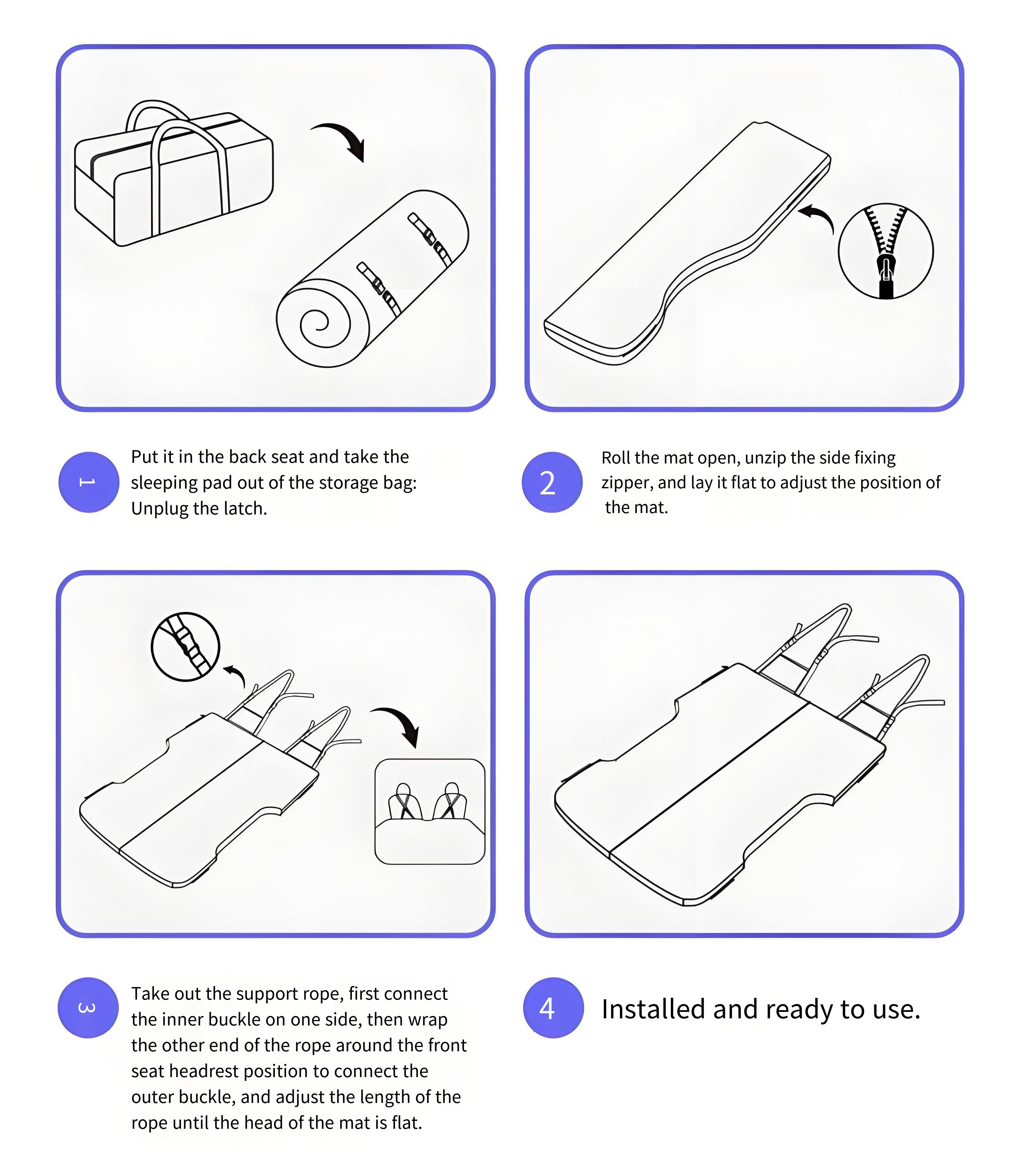 TESERY Ice - Feel Cooling Mattress for Tesla Model Y Juniper - Tesery Official Store