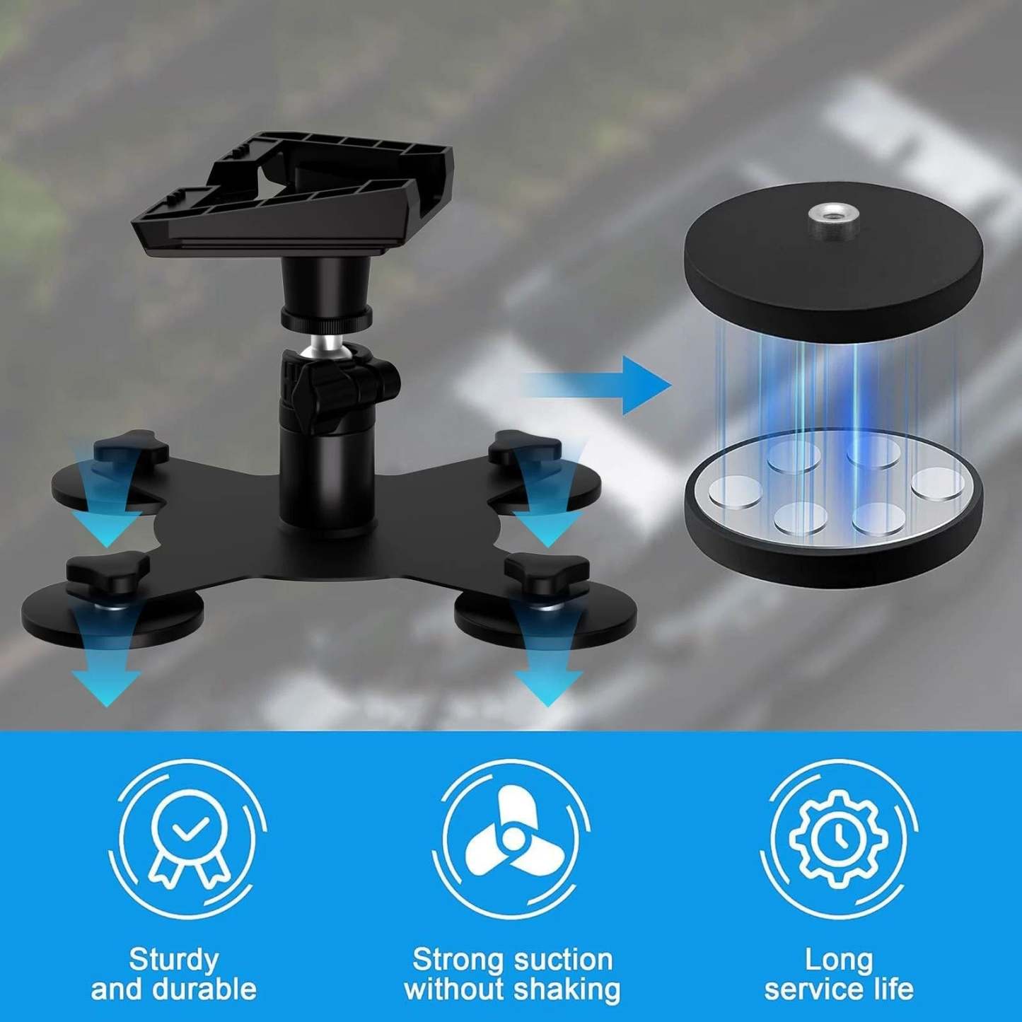 Car Roof Suction Cup Mount for Starlink Mini