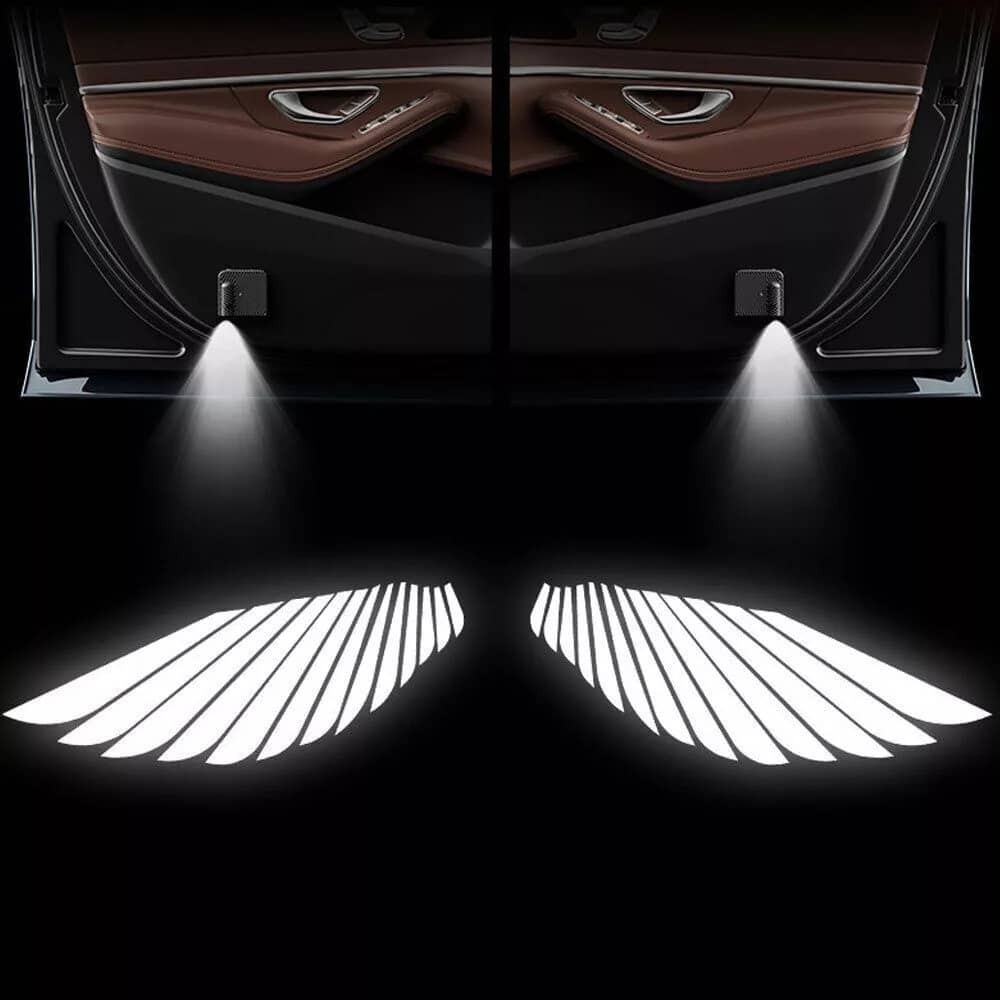 TESERY Angel Wings Door Welcome Lights for Model 3/Y/S/X - Tesery Official Store