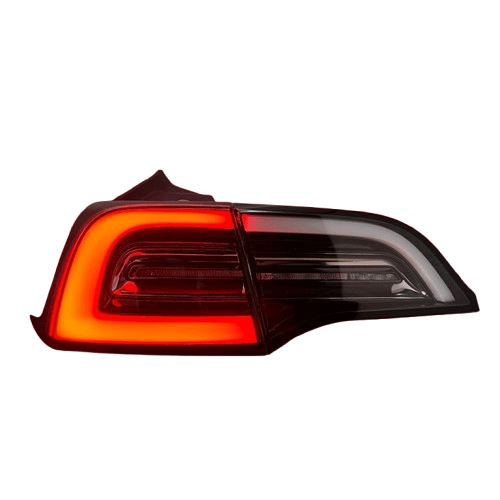High-intensity red LED brake lights providing instant illumination for maximum safety during braking