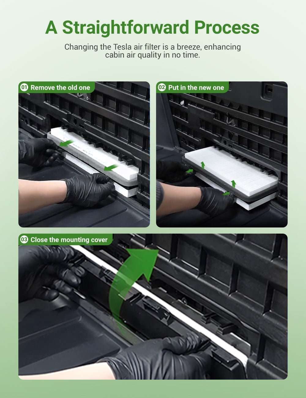 Activated Carbon Air Conditioning Filter for Tesla Cybertruck (1 PC) - Tesery Official Store