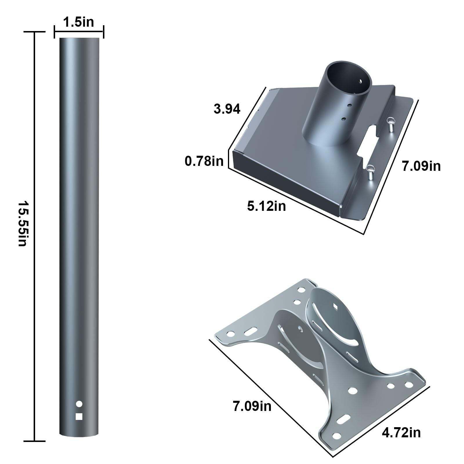 Adjustable Roof Wall Mount Kit V4 for Starlink Gen3 - Tesery Official Store