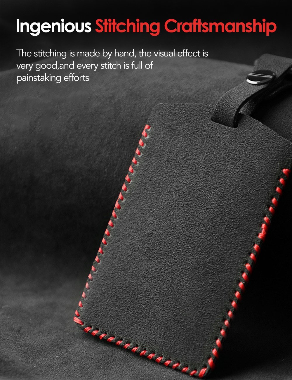 Alcantara Card Key Holder for Tesla Model 3 / Model Y - Tesery Official Store